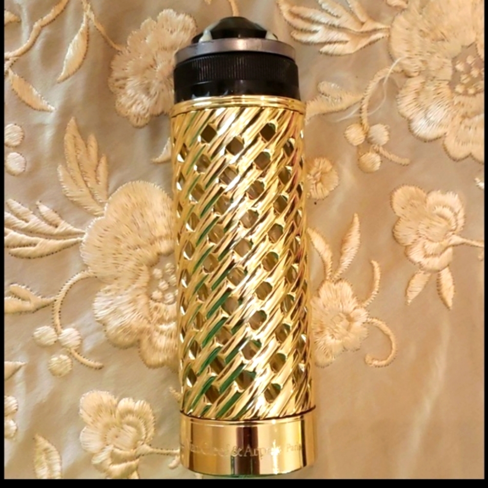 VAN CLEEF & ARPELS RARE PARIS GOLD PERFUME CASE COLLECTORS MADE IN FRANCE